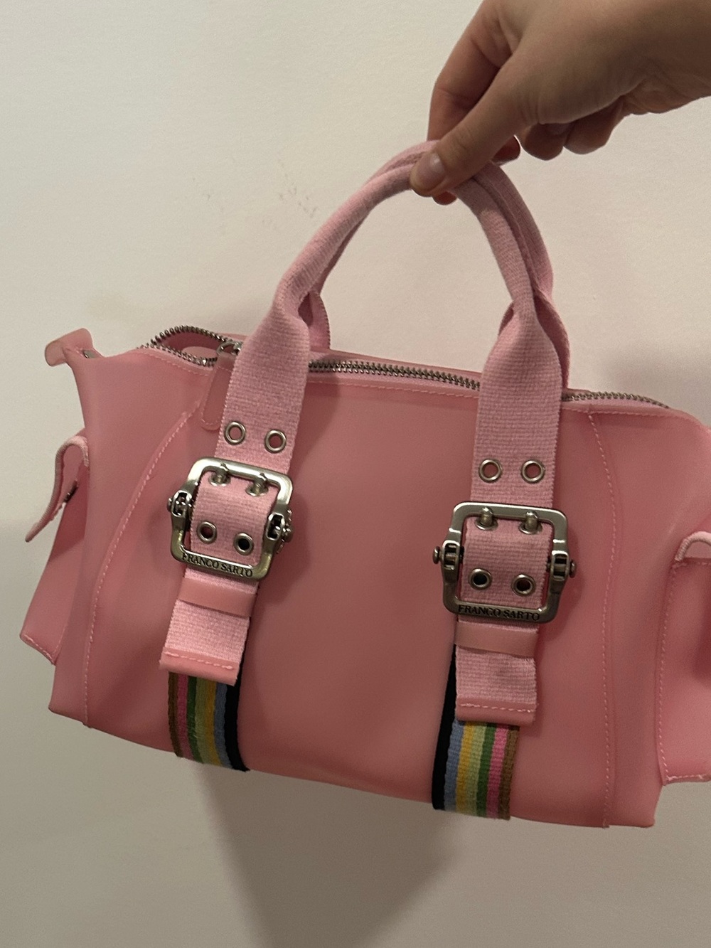 Unique Y2K buckle transparent bag